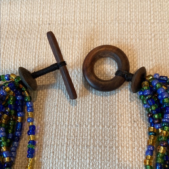 Multicolor Beaded Necklace - Picture 2 of 11